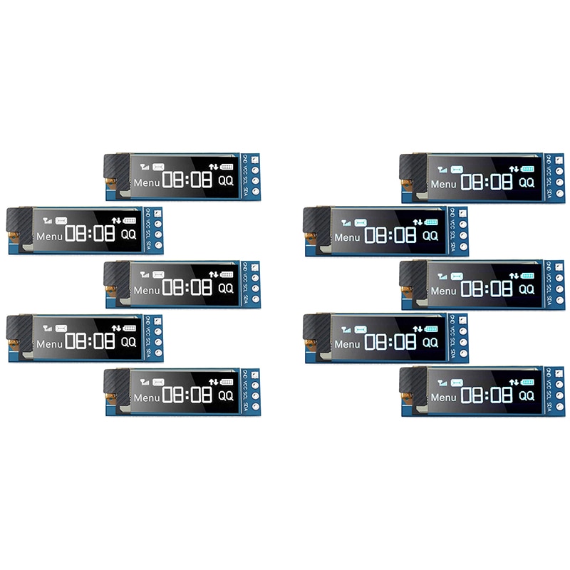 OLED ÷ ,  I2C OLED ũ ̹, DC 3.3V-5V, 0.91 ġ, I2C SSD1306, 5 